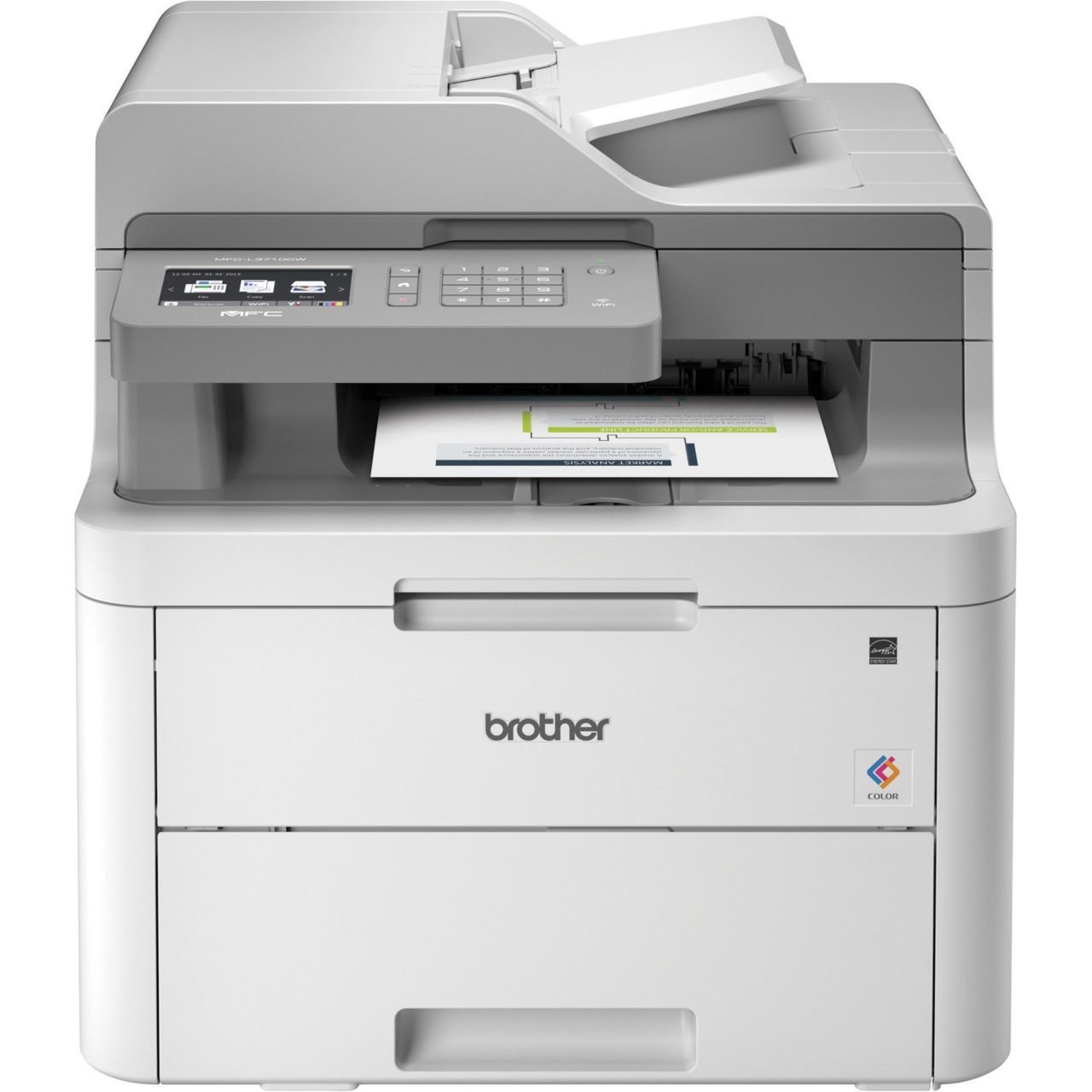 Brother MFC-L3710CW Compact Digital Color All-in-One Printer Providing